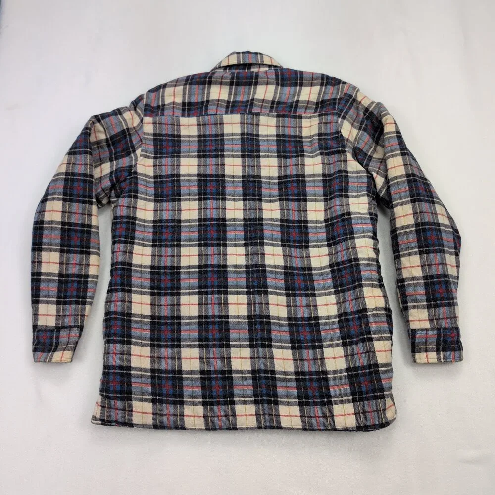 Fieldmaster Quilted Lined Plaid‎ Shacket Jacket Women's M
